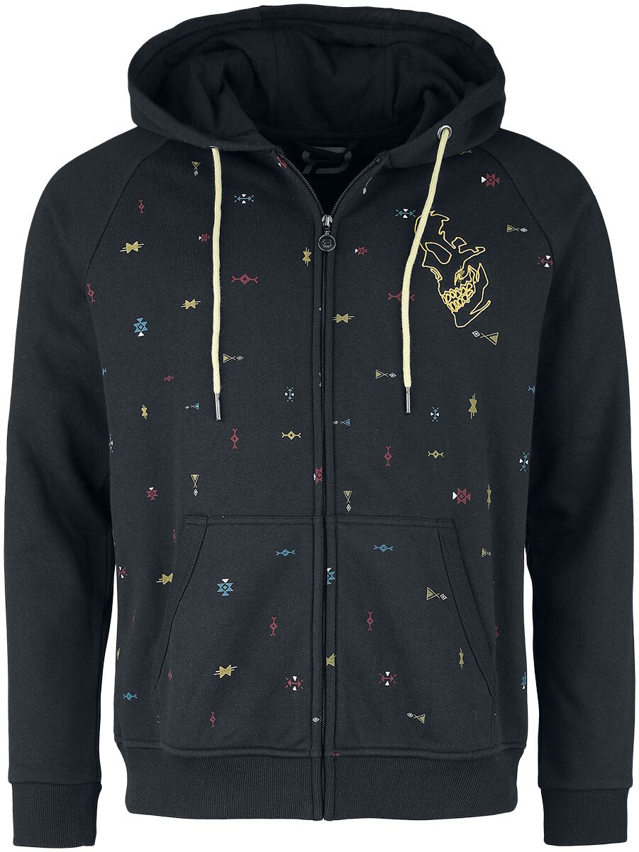 Sweat à capuche avec imprimé Aztèque | RED by EMP Sweat-shirt zippé à capuche