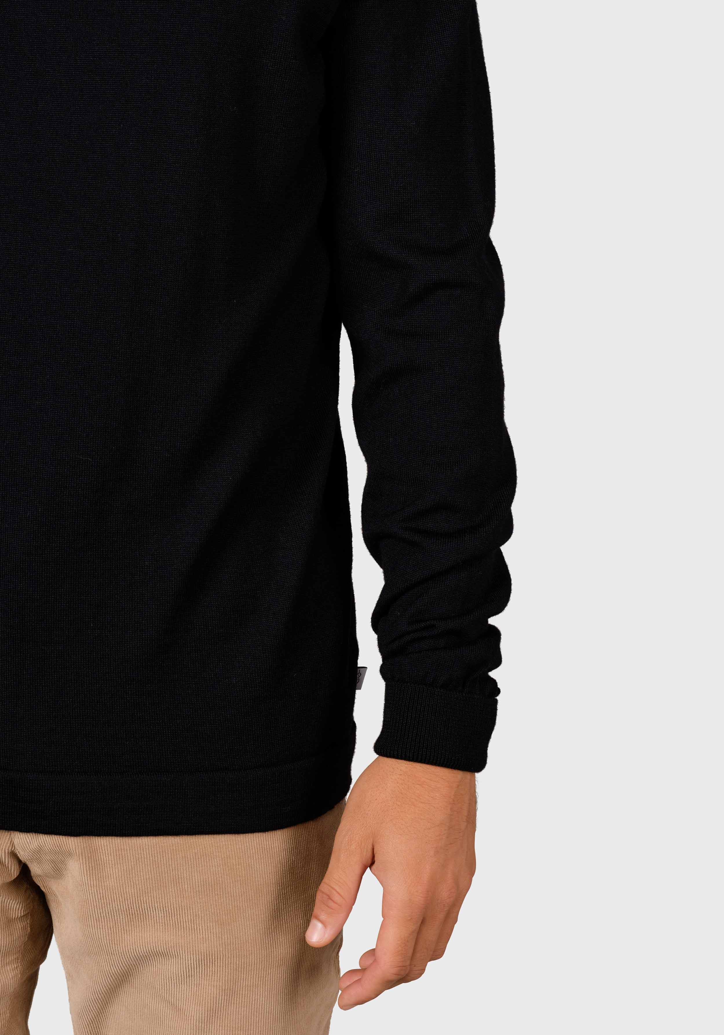 Klitmøller Collective Merino-Rollkragenpullover Anders Knit Black