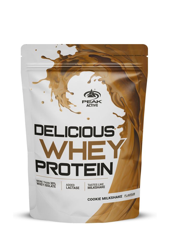 PEAK Delicious Whey Protein - Geschmack Cookie Milkshake