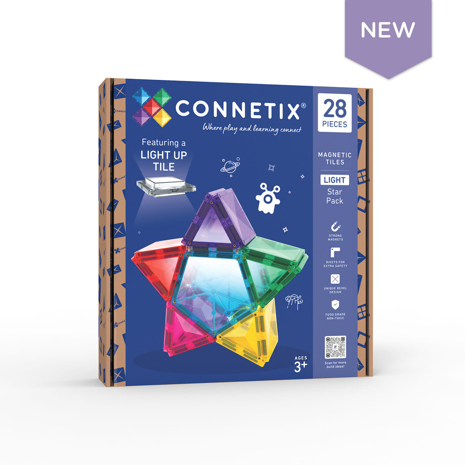 Connetix | Light Star Pack | 28 pc