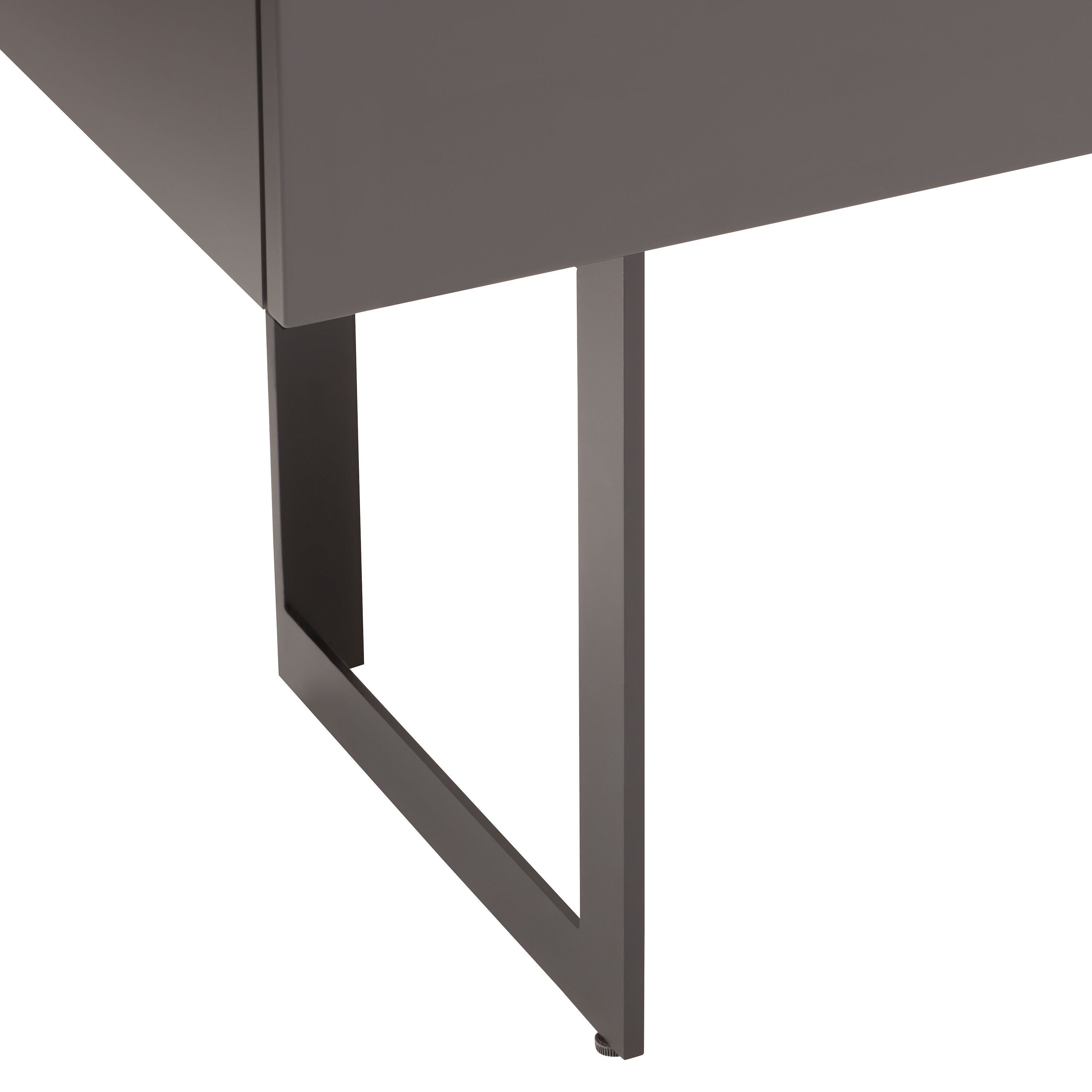 TILL Lowboard - Dunkelgrau / B: 224.0 cm x T: 41.0 cm x H: 79.6 cm