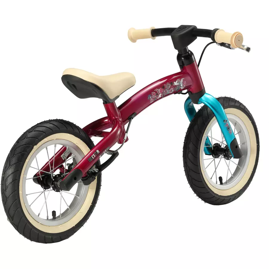 Bikestar Laufrad 12 Zoll Sport Flex berry türkis