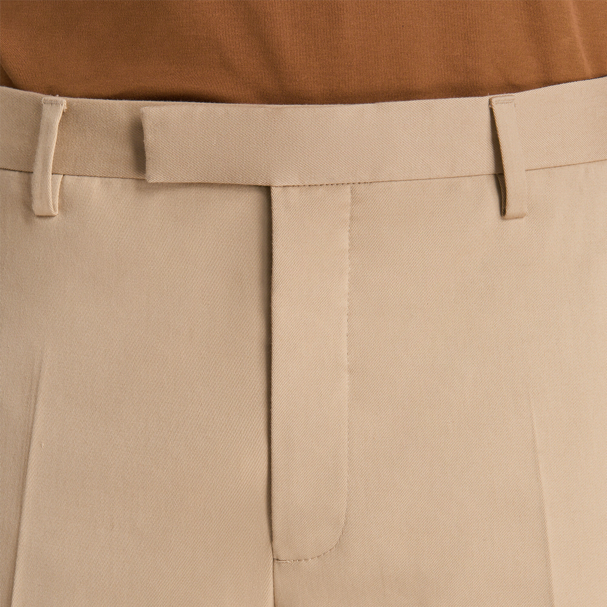 Pantalon Chino En Coton Stretch