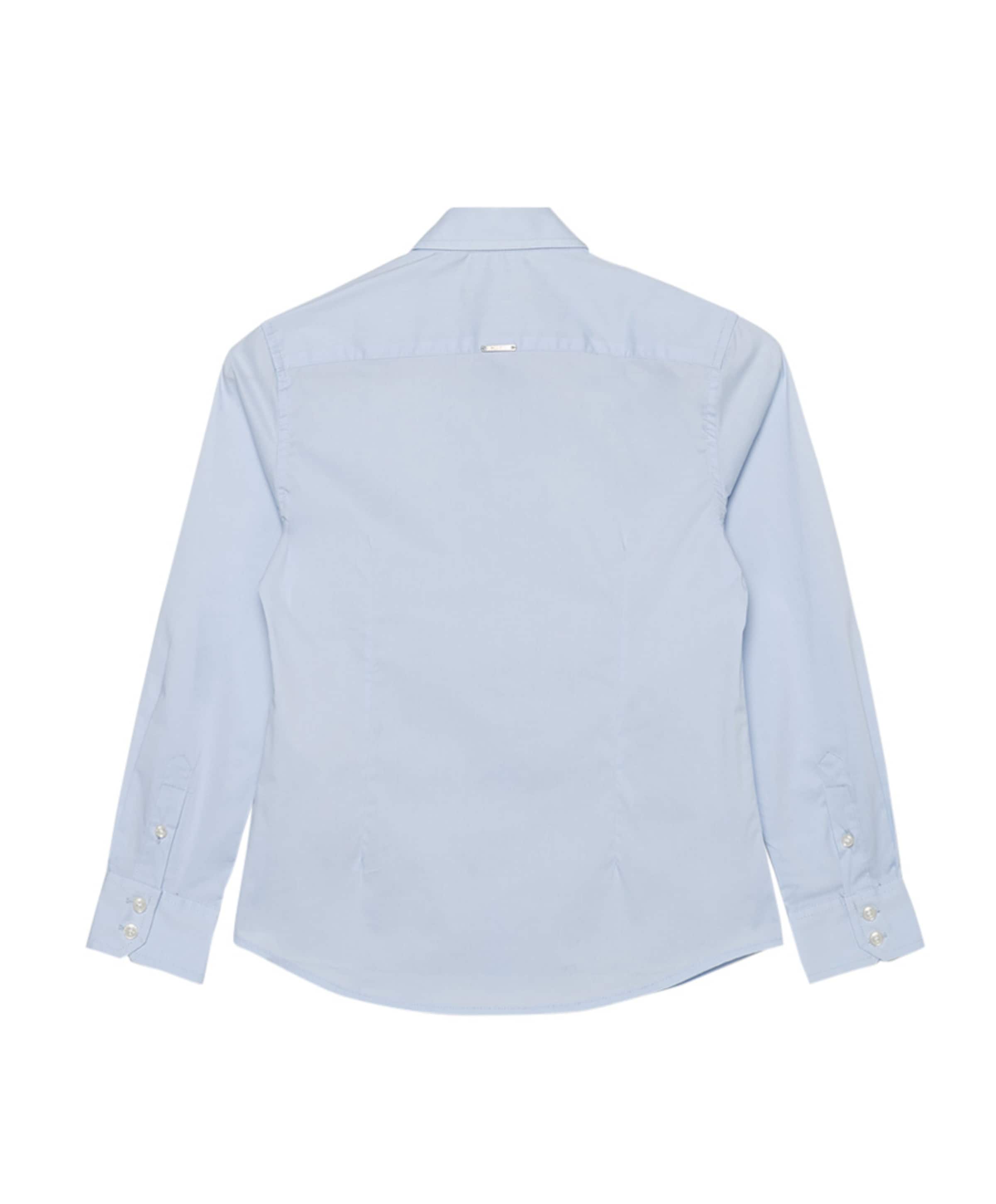 Antony Morato Jongens overhemd lange mouw blauw