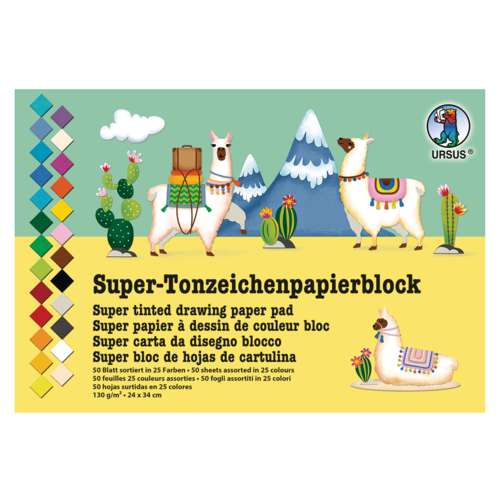 URSUS® Tonzeichenpapierblock