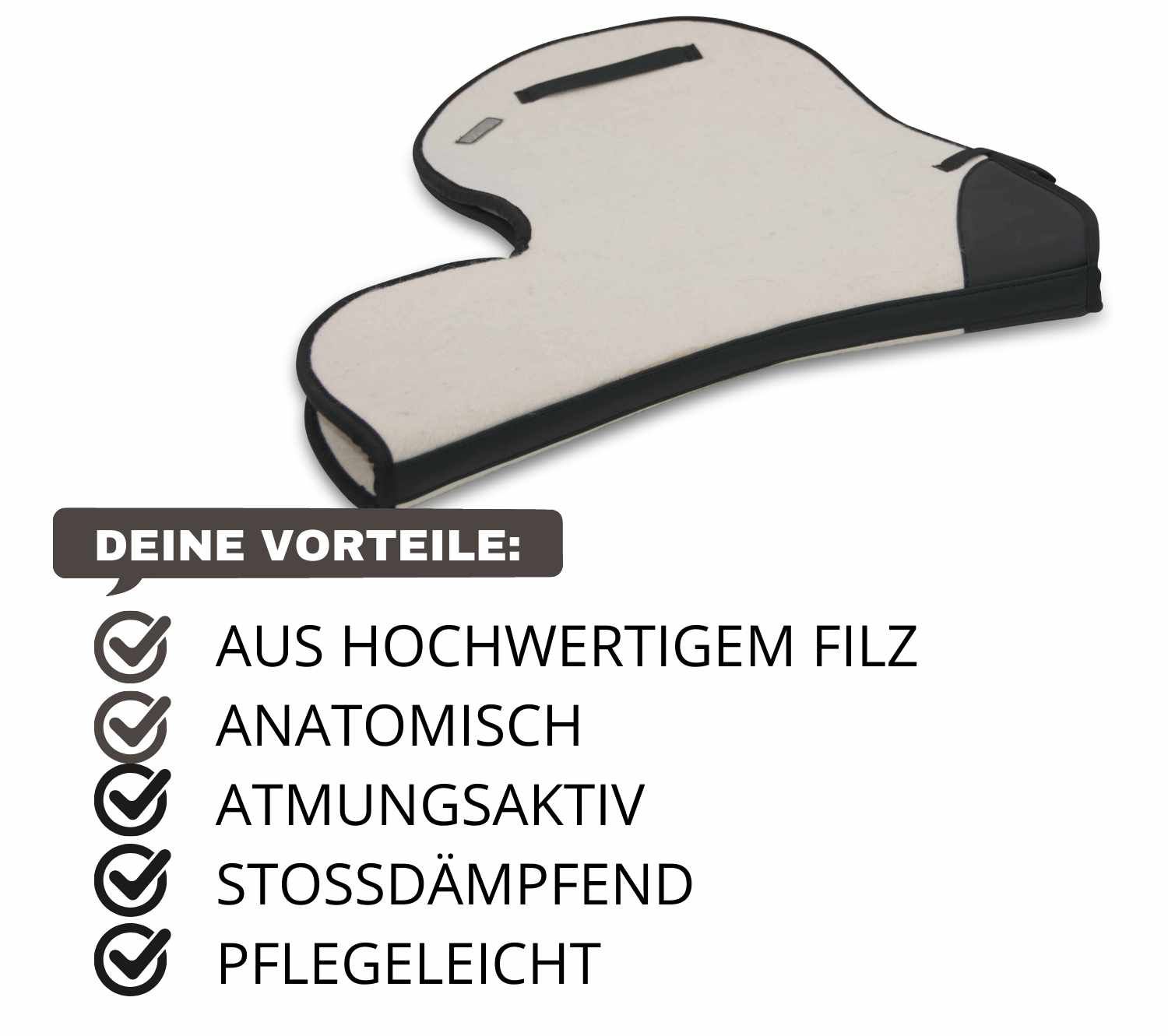 AMKA DRESSUR Filzsatteldecke