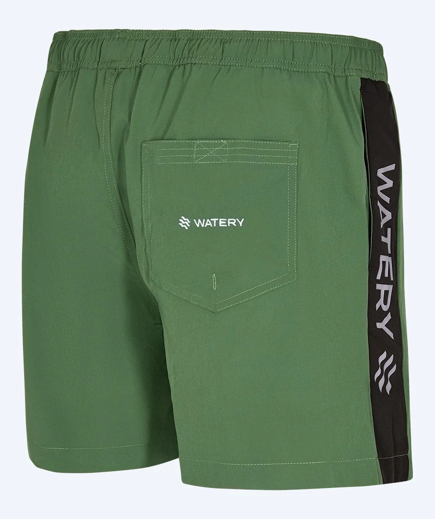 Watery badeshorts til mænd - Signature Eco - Dust Green