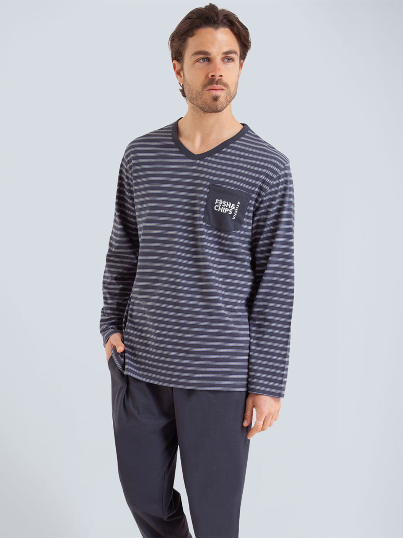 Pyjama en jersey pur coton respirant