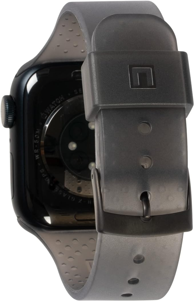 Apple Watch (49/46/45/44 mm) Lucent Strap Silikon Armband (194006313131) - Ash (Grau)
