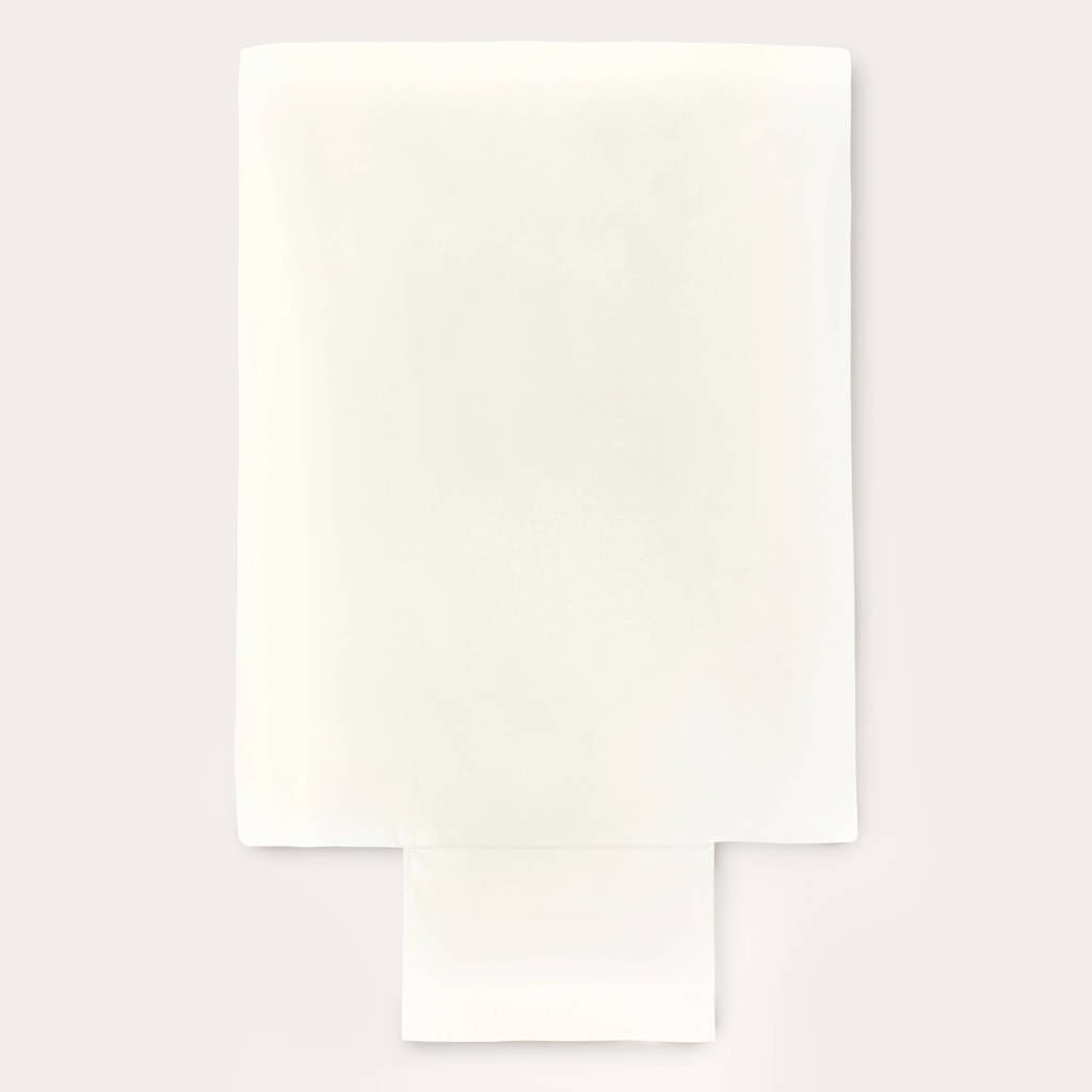 katoenen dekbedovertrek ledikant offwhite (100x135 cm)