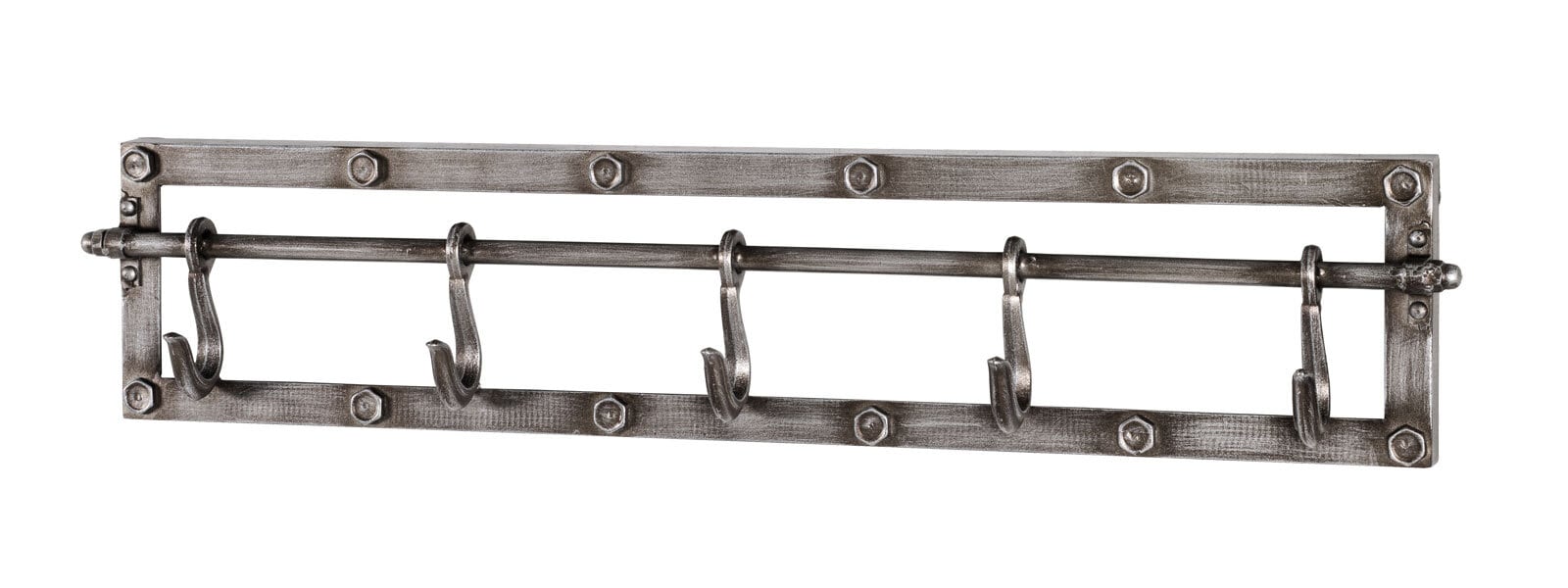 Hakenleiste 73 x 15 cm Anthrazit