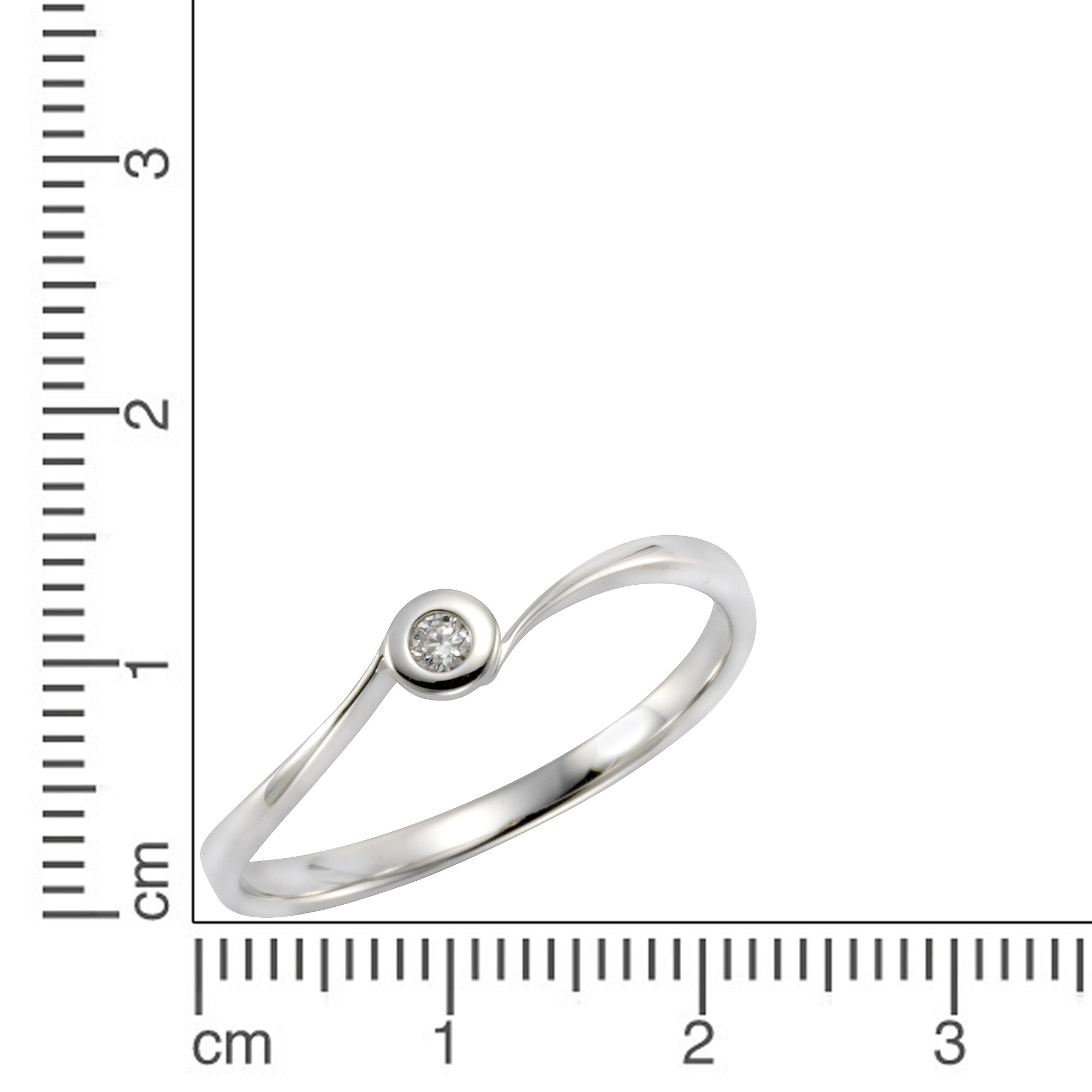 Orolino Ring Gold 585 mit Brillant 0,03ct.
