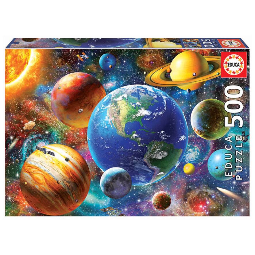 PUZZLE 500 PIECES SYSTEME SOLAIRE