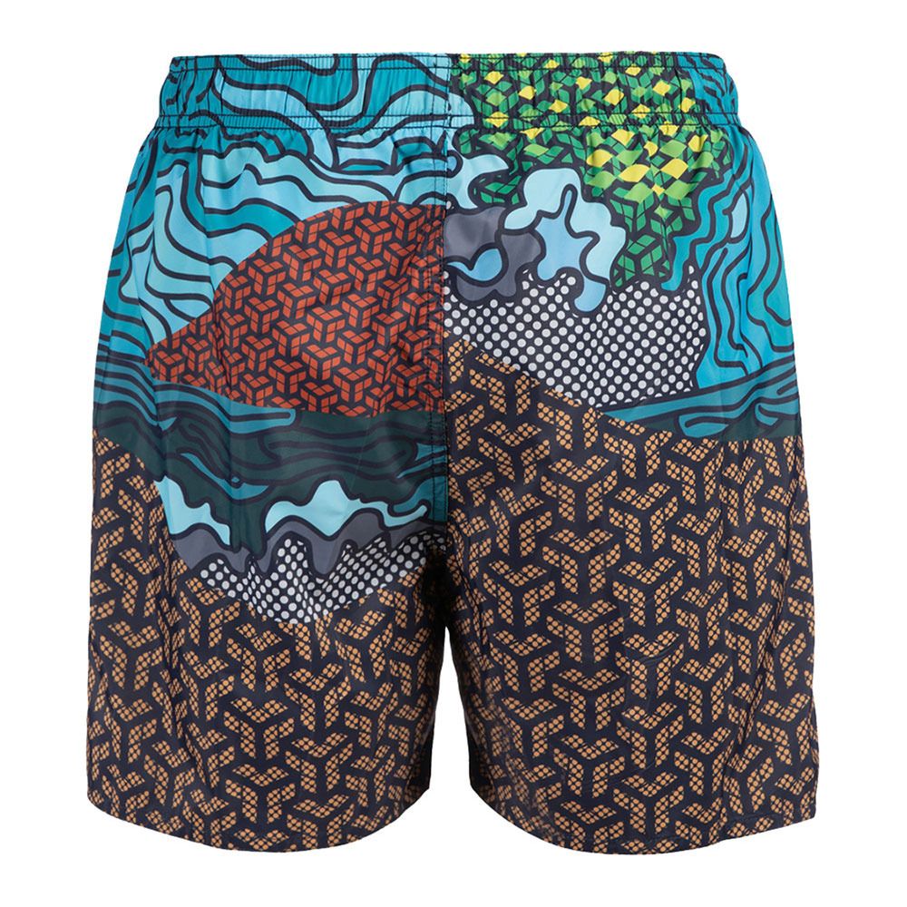 Arena BOXER PLACED - Boardshort Homme sky/beach