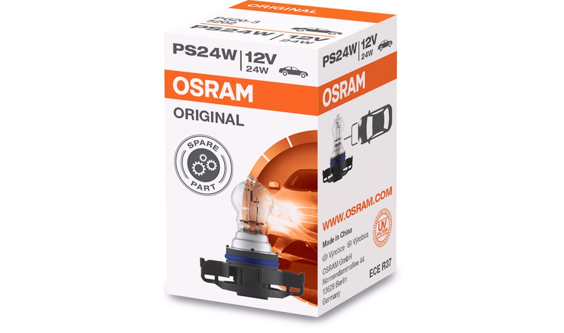 Pære PS24W 12V PG20-3 Original AUX Osram