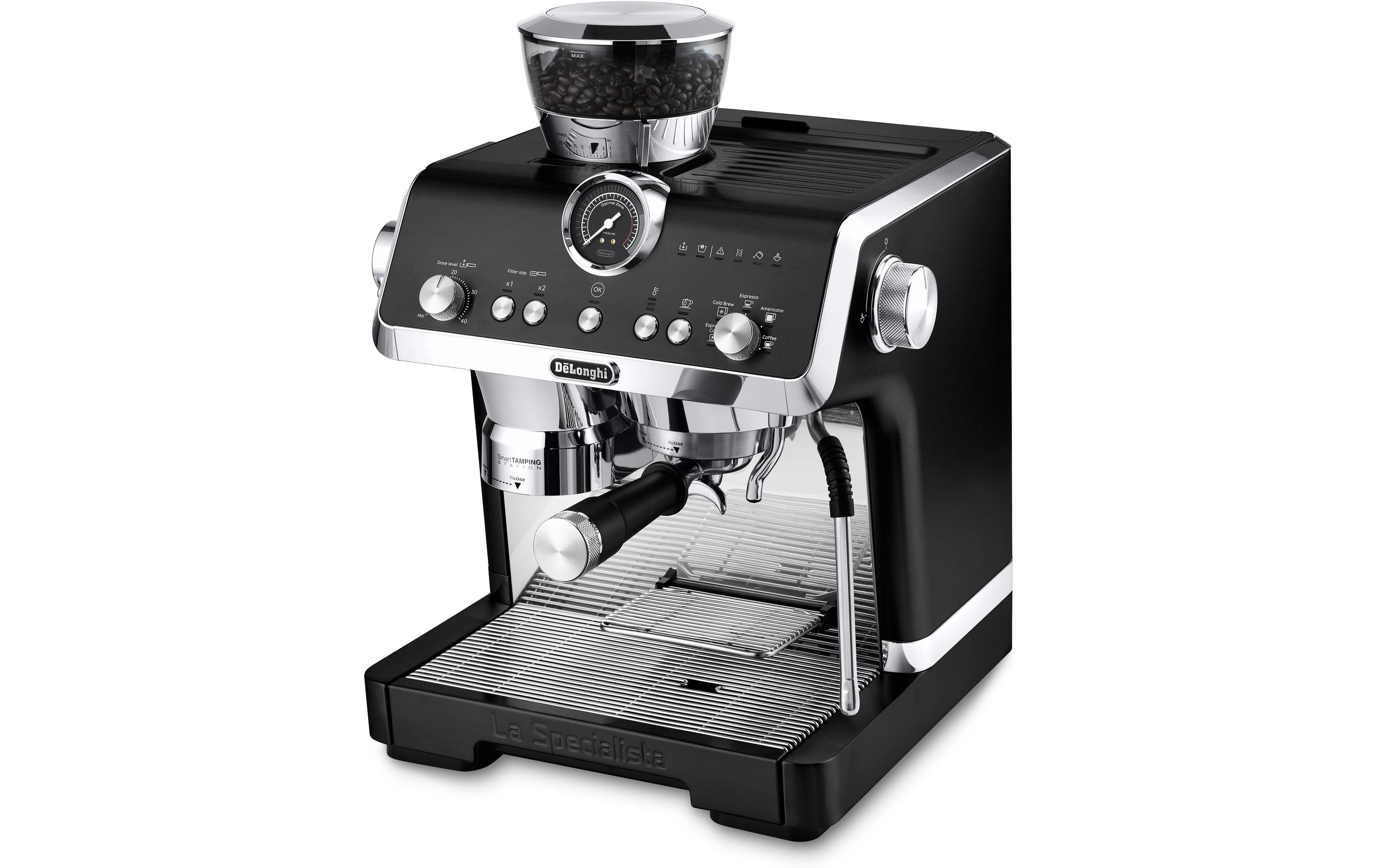 Siebträgermaschine La Specialista Opera Schwarz<br>Elegante Kaffeemaschine mit Siebträger