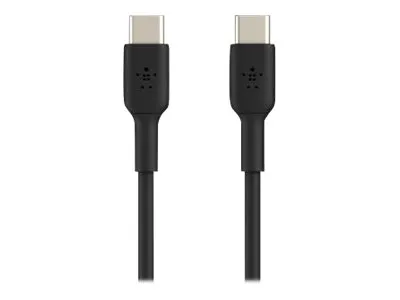 Belkin BoostCharge - USB-kabel - 24 pin USB-C (han) til 24 pin USB-C (han) - 2 m - sort
