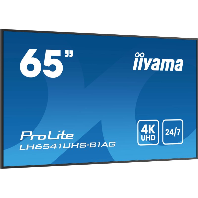 iiyama LH6541UHS-B1AG Écran d'affichage dynamique 163,8 cm (64.5