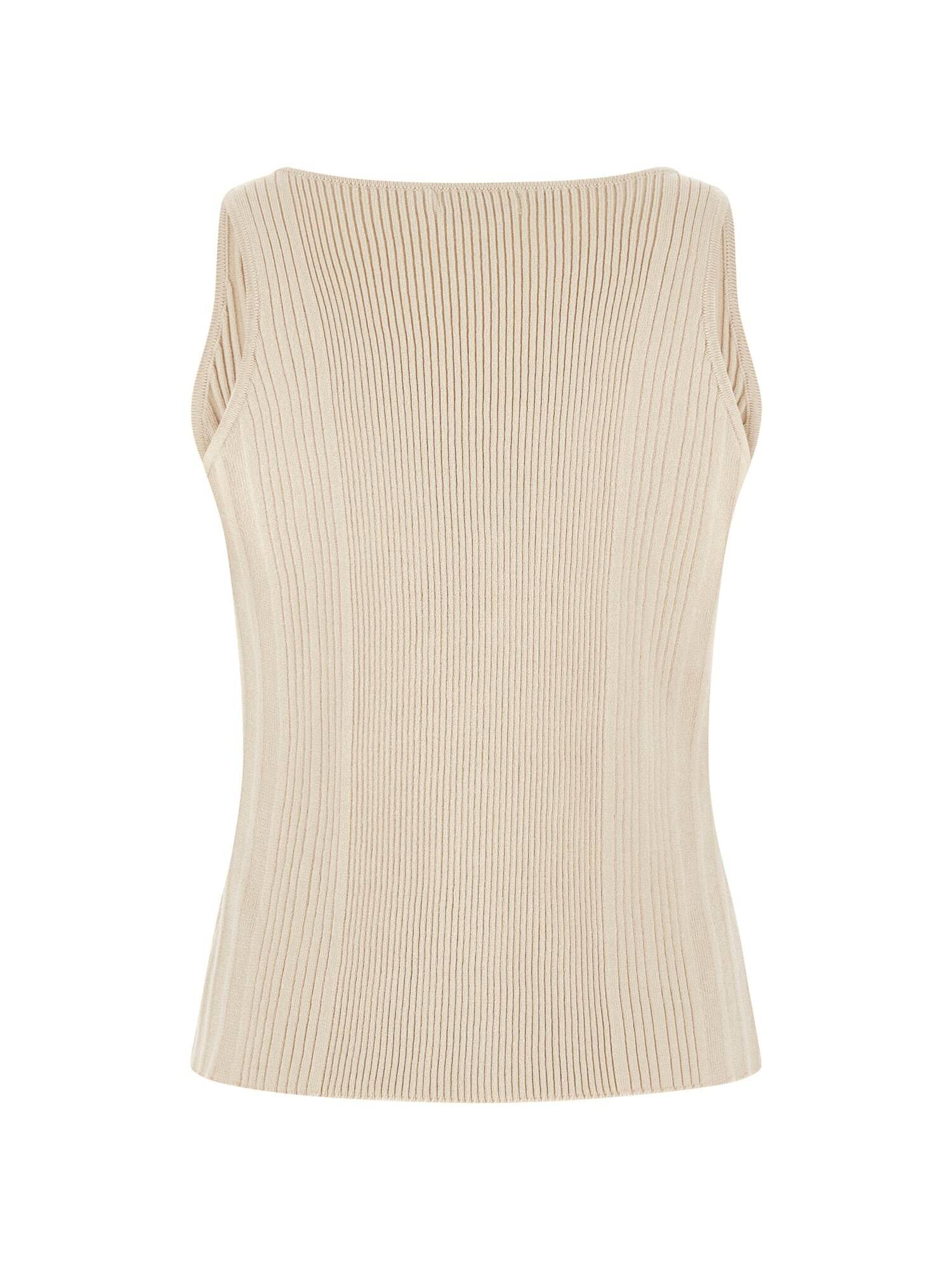 Guess| Damen Stricktop mit Logo-Schmuckknöpfen