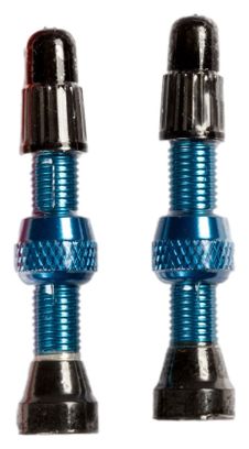 Paire de Valves Stan's Universal Presta 44 mm Bleu
