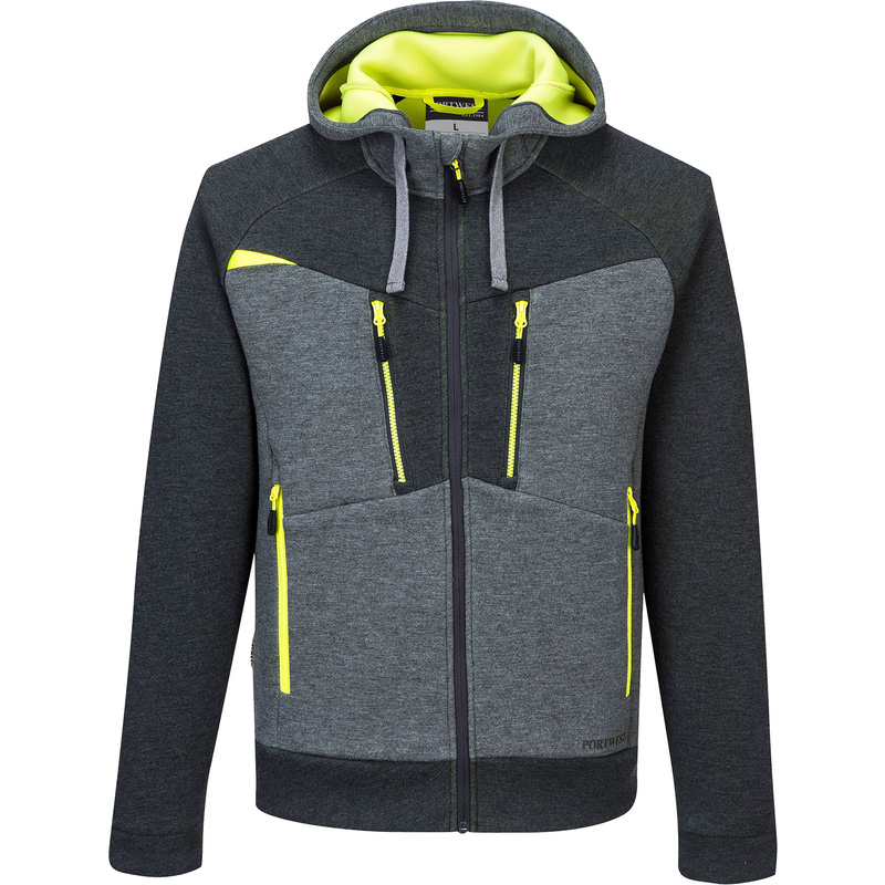 Portwest hoodie met rits DX4 M antraciet