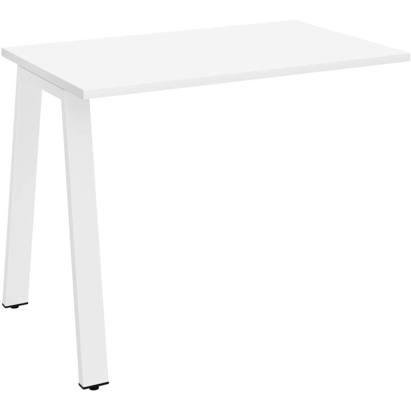 Retour pour bureau manager Ecla de profondeur 100 cm piètement métal