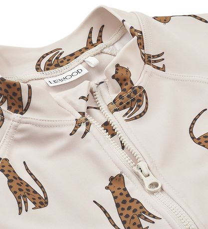 Liewood Bådeheldragt - Max - UV40+ - Leopard/Sandy