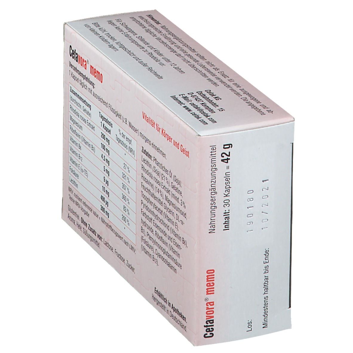 Cefavora® memo