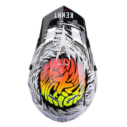 Casque cross Kenny PERFORMANCE - GRAPHIC 2024 - Blanc / Noir