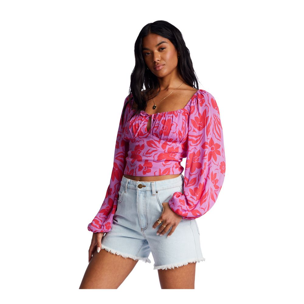Billabong ON YOUR MIND - Top Femme bright orchid