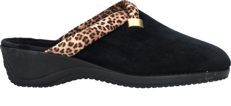 Belizia Pantoffels Zwart Dames