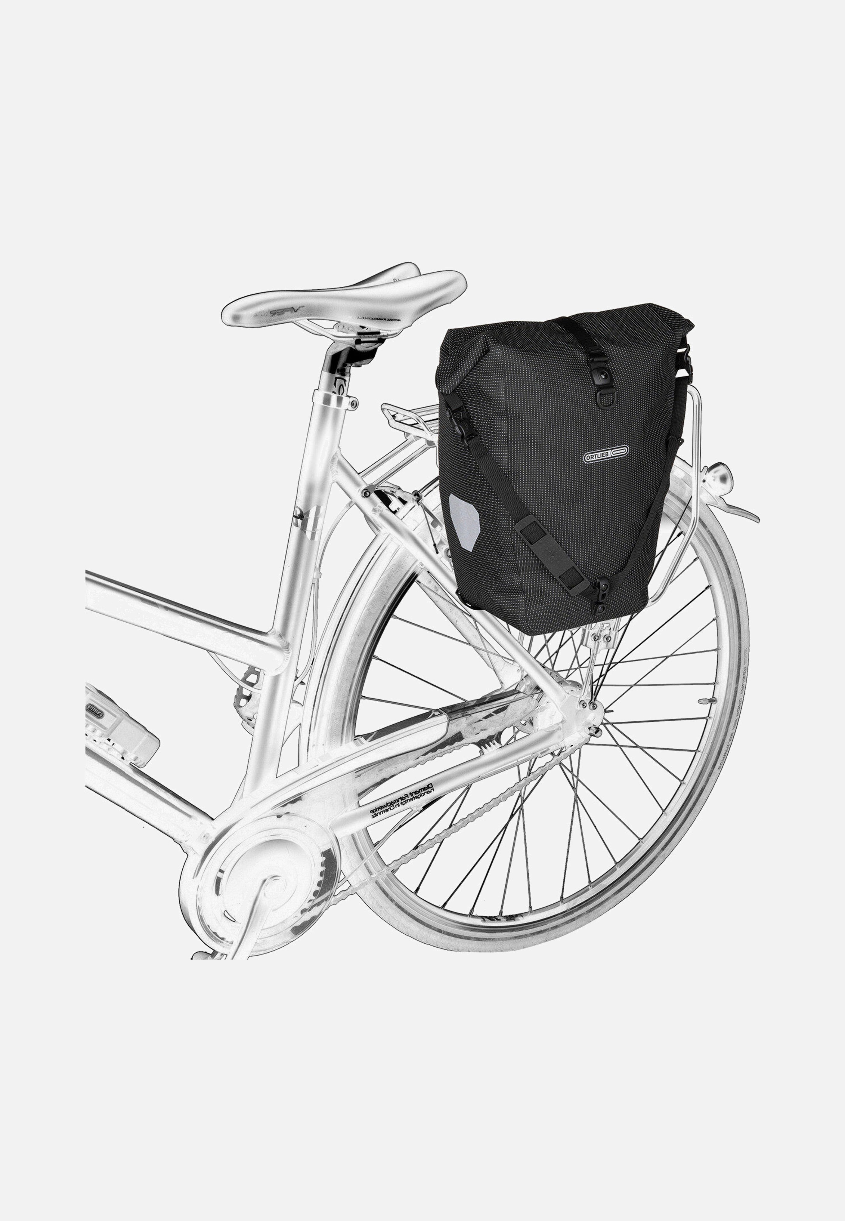 Back-Roller High Visibility Single QL3.1 Black Reflective - Fahrradtasche