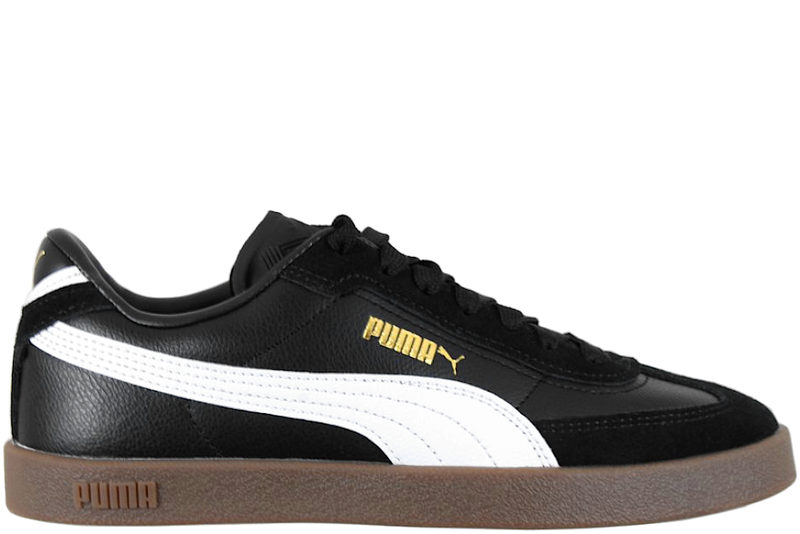 PUMA CLUB II ERA JR SNEAKERS I SORT GLAT SKIND