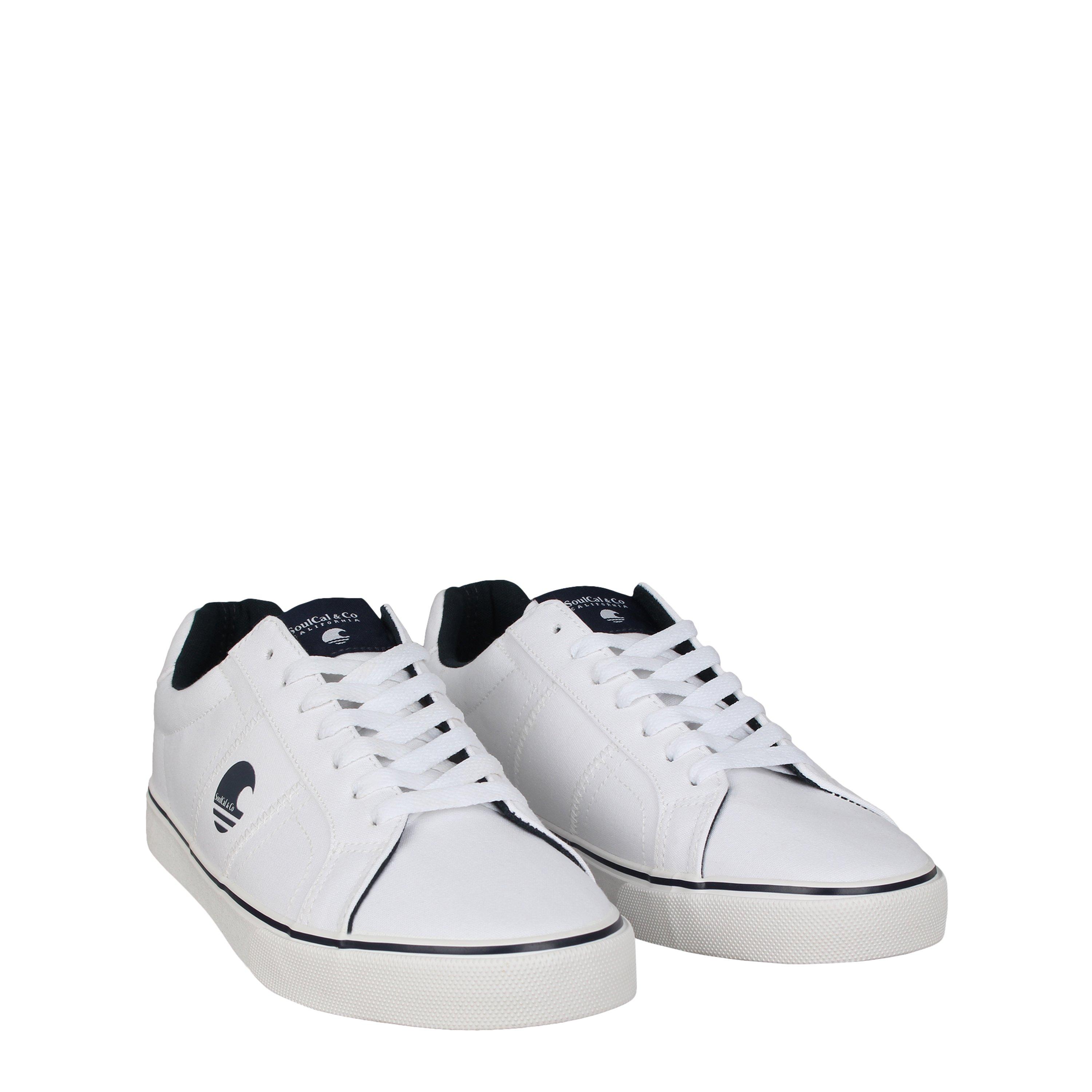 SoulCal Stripe Low Top Canvas Trainers
