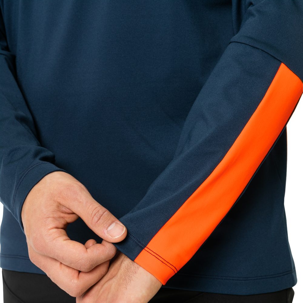 VAUDE Qimsa LS Radtrikot Langarm Herren dark sea