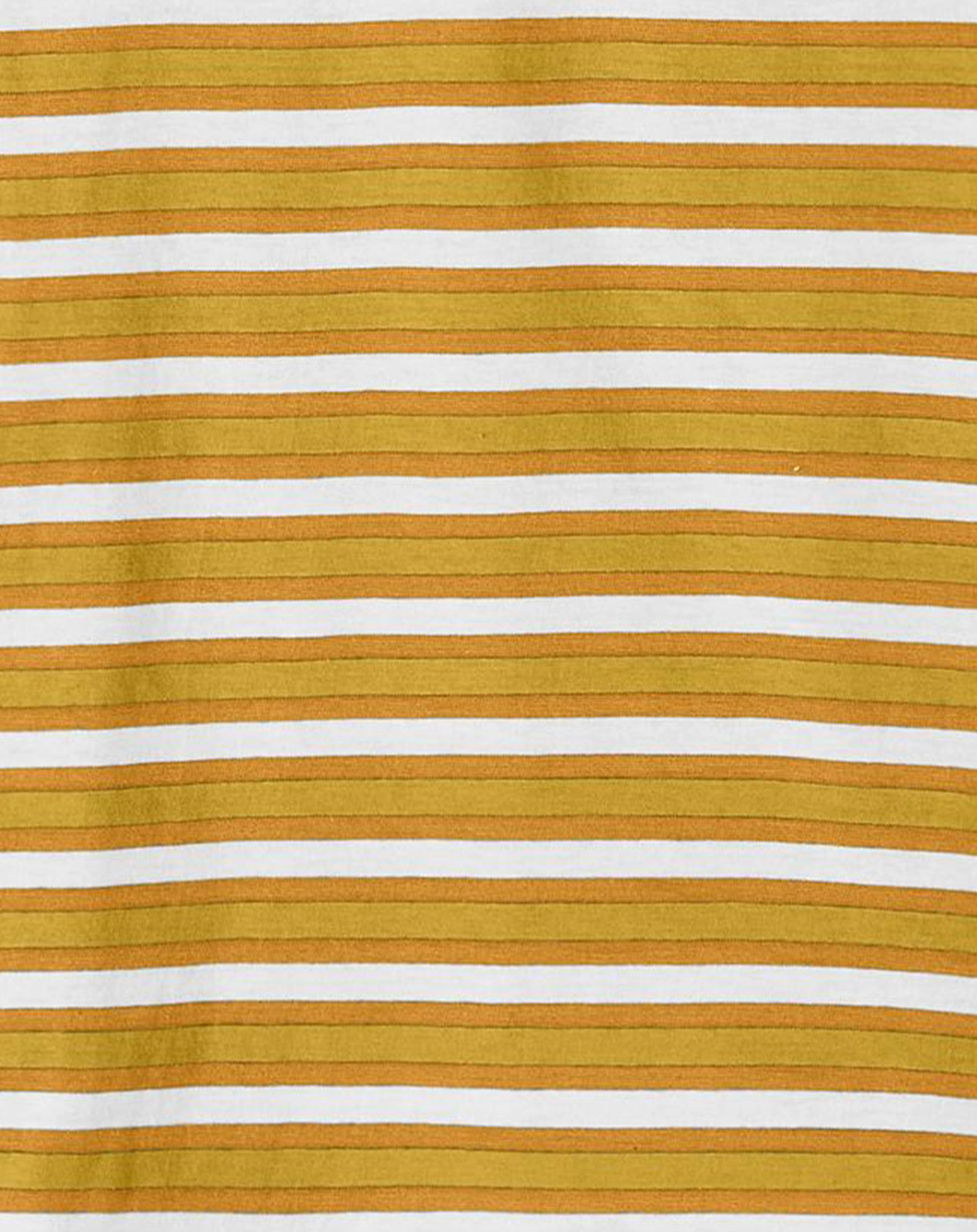 T-Shirt NKMDIK gestreift in spicy mustard