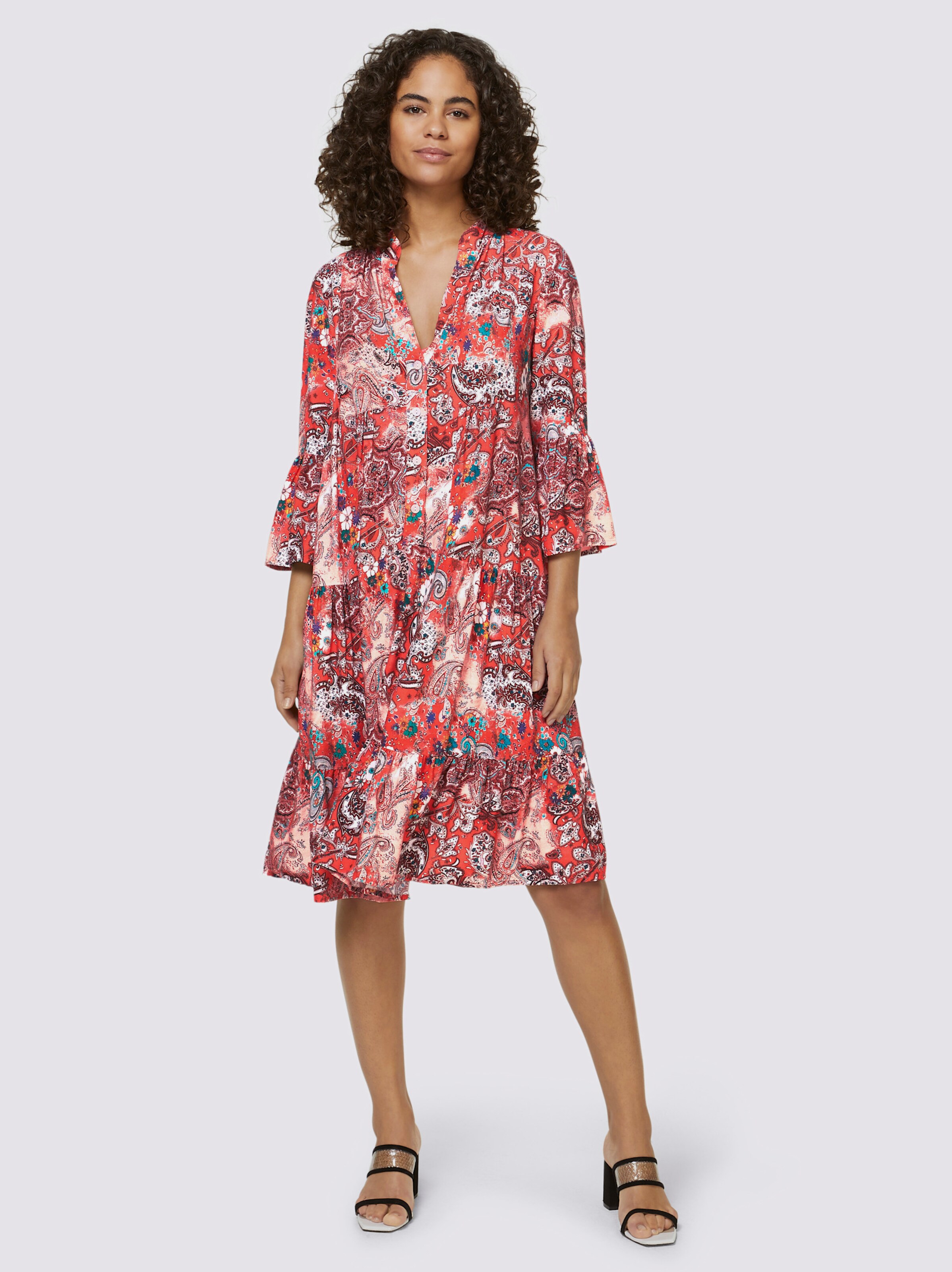 Druck-Kleid