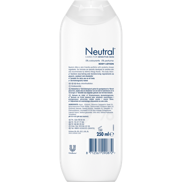 Neutral 0% Bodylotion Parfumvrije 250 ml