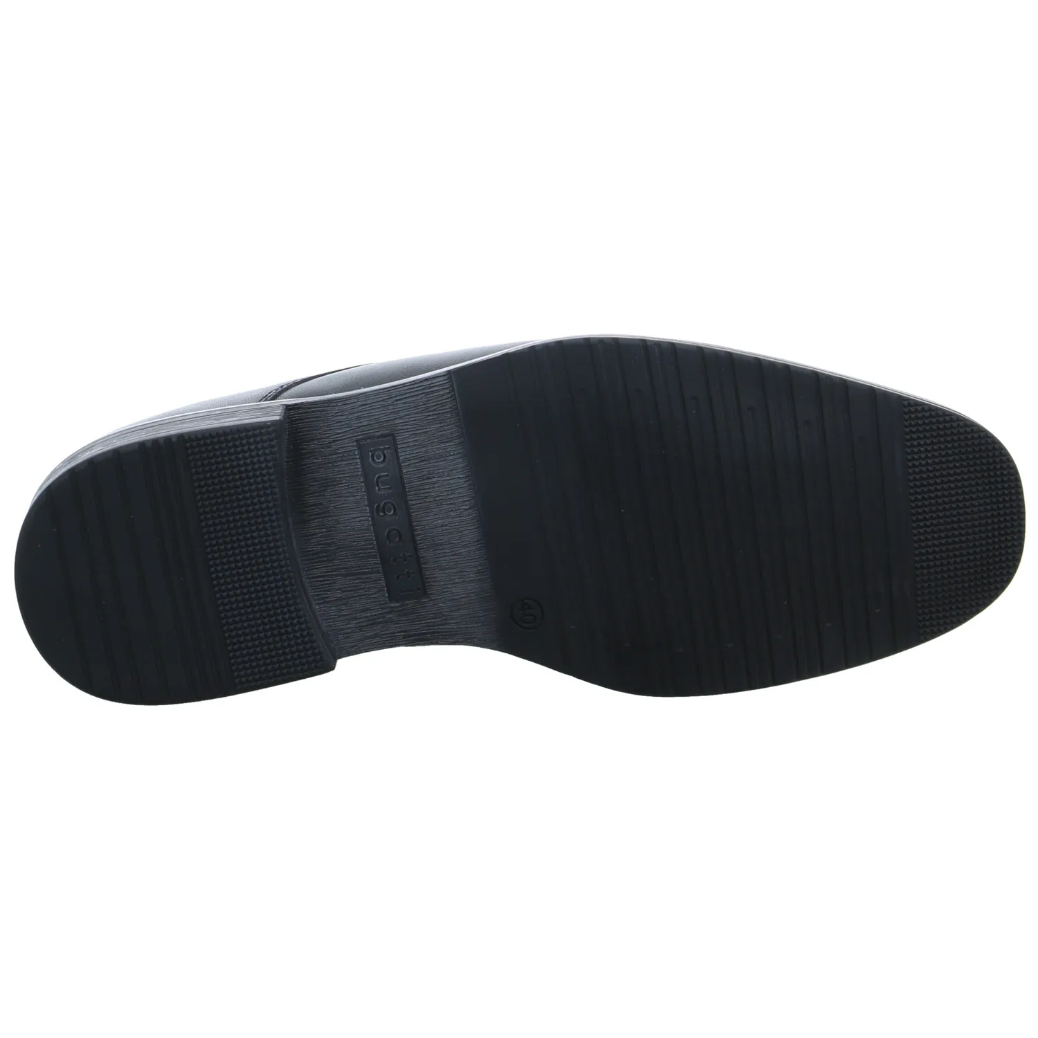 BUGATTI SHOES Halbschuh-City Schwarz Leder