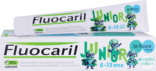 Fluocaril Junior Dentifrice 6-13 Ans Menthe Douce Tube 75ml