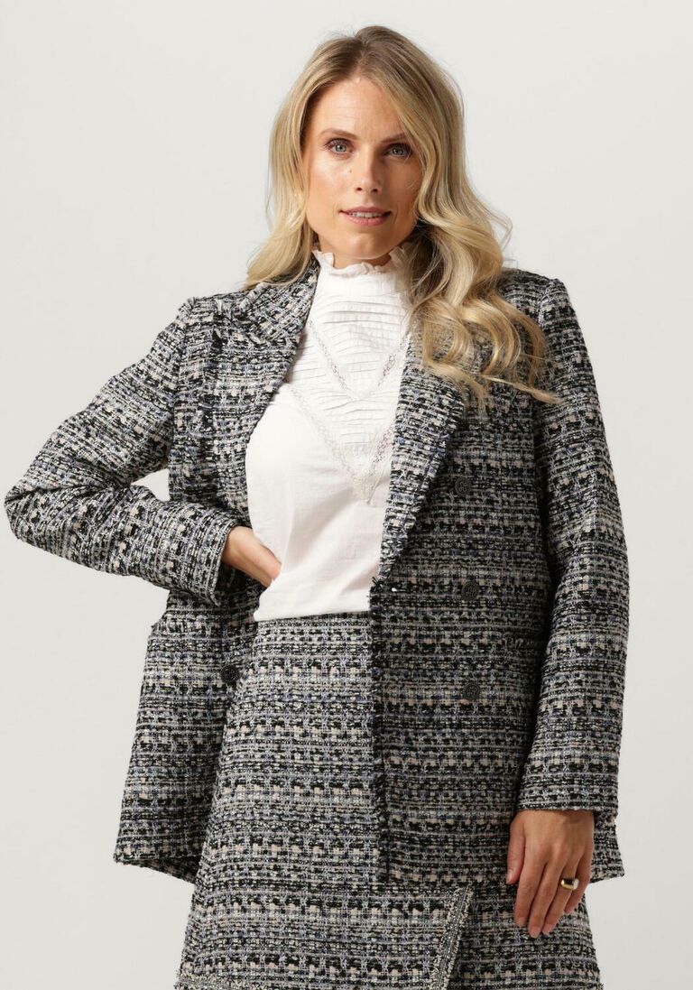 BRUUNS BAZAAR donkerblauwe bruuns bazaar blazer trillium jolana blazer