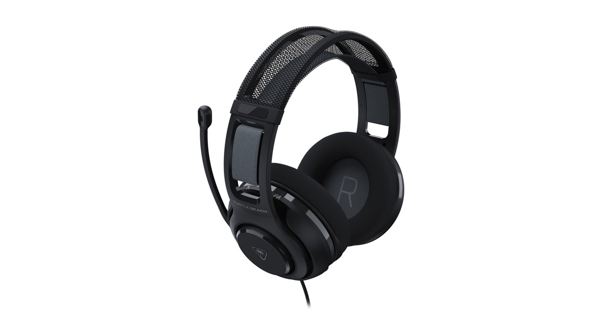 Turtle BeachAtlas 200 bekabelde gamingheadset over-ear gaming headset  (Zwart, Pc, PlayStation 4, PlayStation 5, Xbox, Smartphone)