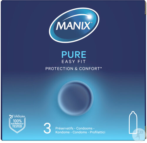 Manix Pure Préservatifs 3 Pièces