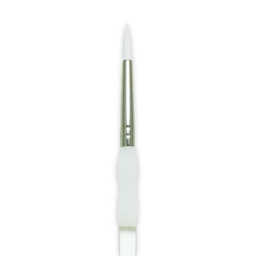 Royal & Langnickel White Nylon SG4000 Synthetikpinsel, Soft Grip, Rund