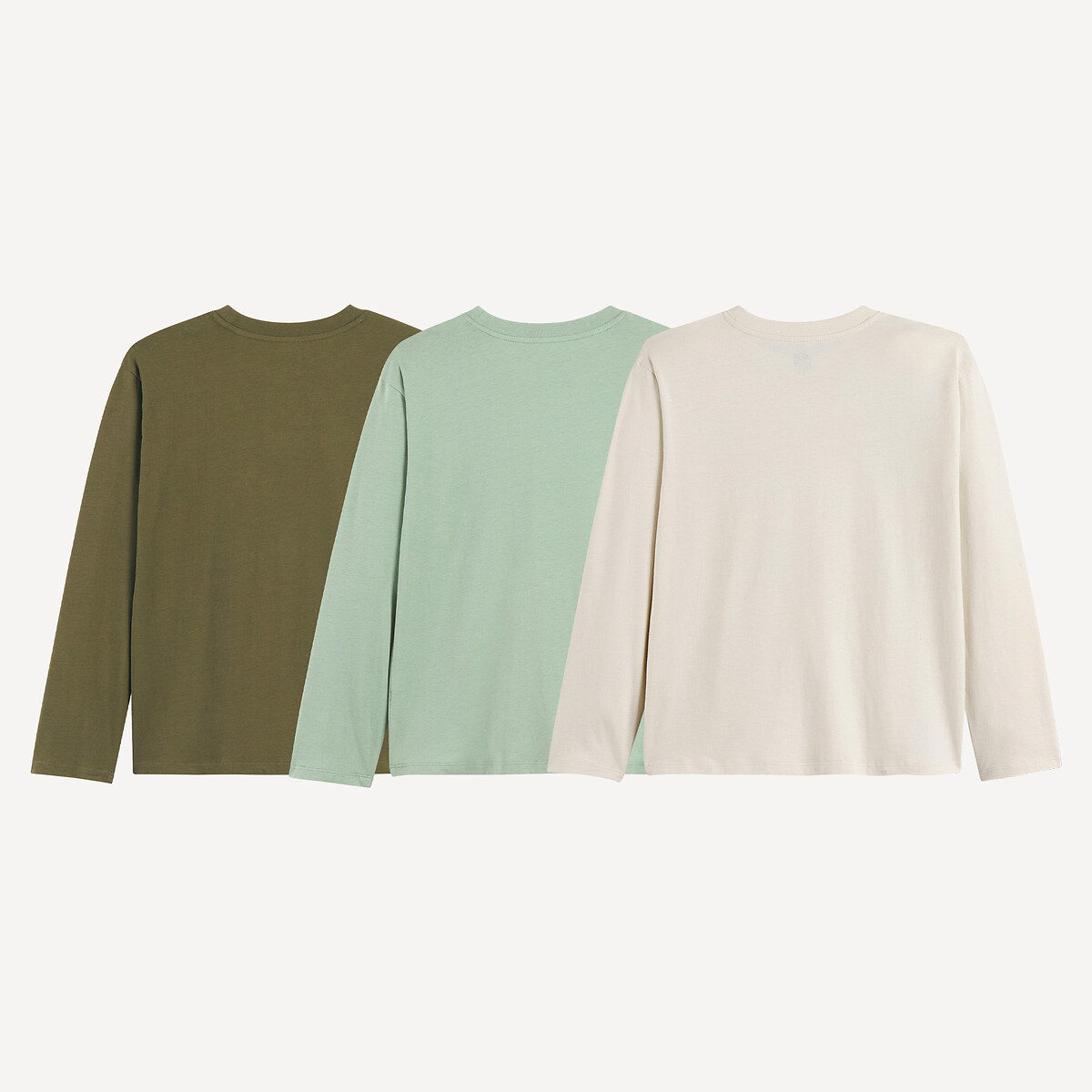 COLEÇÃO LA REDOUTE<br>Conjunto de 3 camisetas de manga comprida