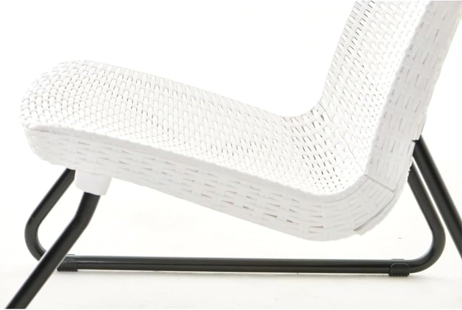 Keter 17197637 Lounge Set Rio, Rattanoptik, Kunststoff, weiß, Mittel