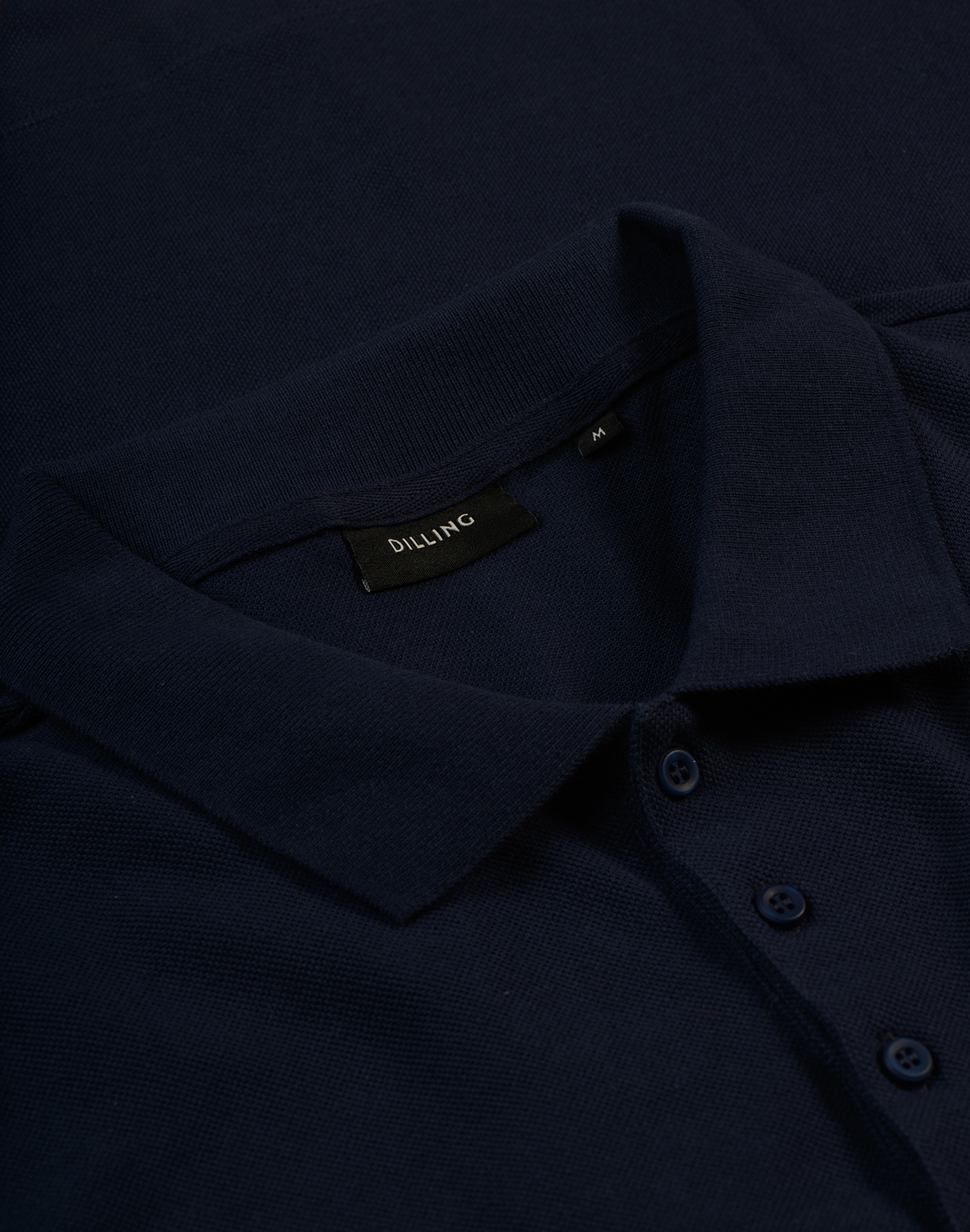 Poloshirt van katoen voor heren in Marineblauw