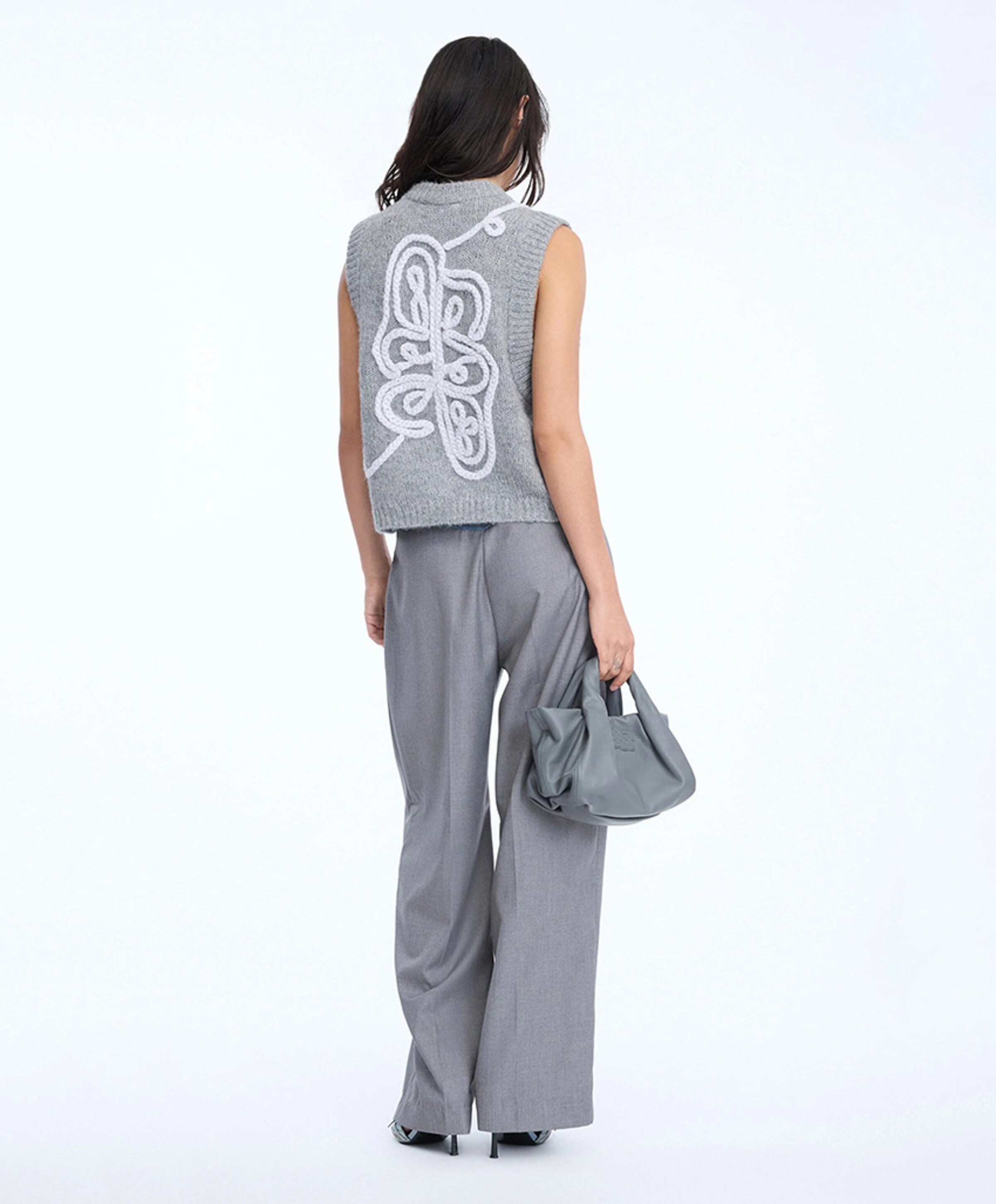 Munthe Dames gilet grijs