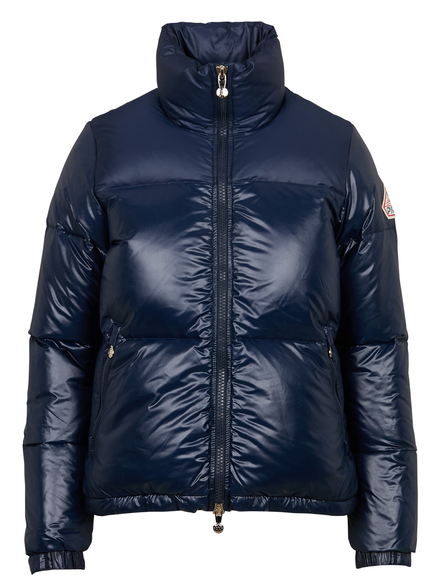GOLDIN - Doudoune droite col montant | Bleu