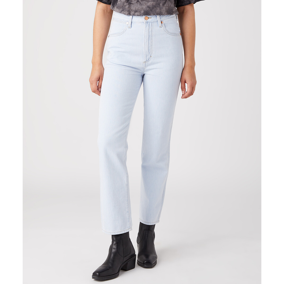 WRANGLER<br>Calças jeans largas e de cintura alta